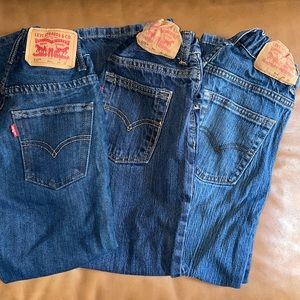 Boys Levi Jean Size 8 Reg, Lot of 3